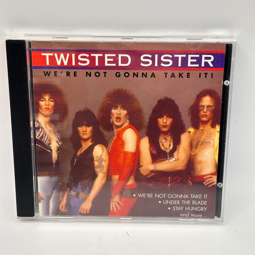 Twisted Sister We're Not Gonna Take It! CD 1999 BMG Compilation Heavy Metal VG